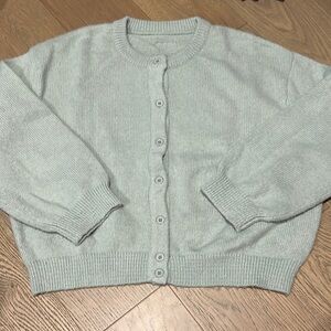 Daily drills Women's Light sage Cardigan Sweater